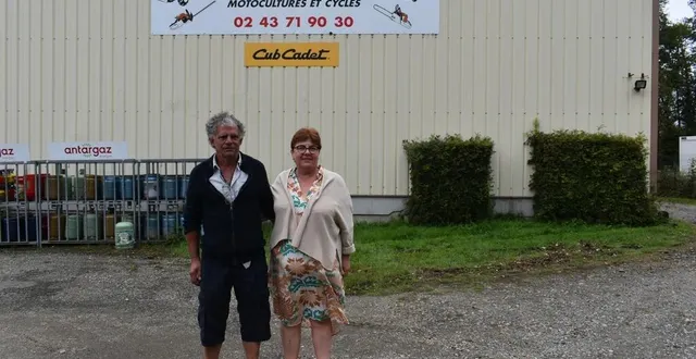 photo  éric et sophie bourdain.  &copy;  le maine libre 