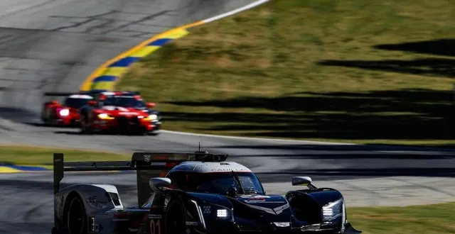 photo  sébastien bourdais sur le circuit de road atlanta.  &copy;  abbott 