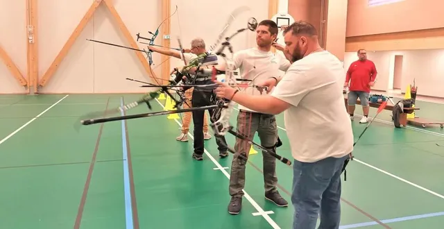 photo  motivé par ses bons résultats en concours et les installations modernes et performantes, julien s’entraîne tous les mercredis soir après sa journée de peintre en bâtiment.  &copy;  ouest-france 