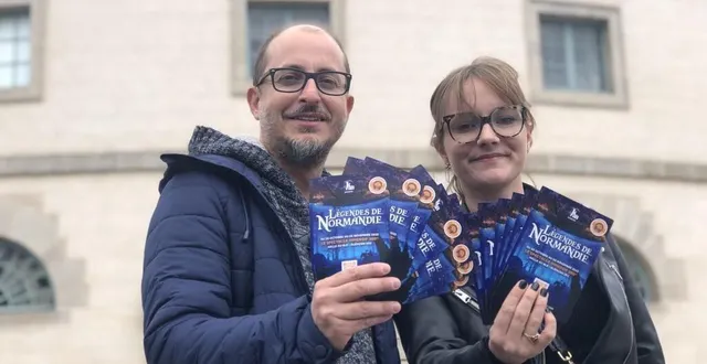 photo  sylvain legros, réalisateur, et emma bleicher, chargée de production pour culture kraft.  &copy;  ouest-france 