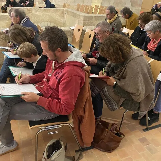 photo plusieurs générations ont participé à cette dictée en patois.  ©  le maine libre