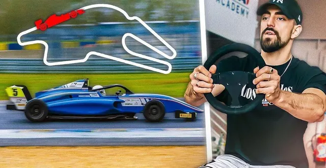 photo  le youtubeur djilsi est décrit avec un style de conduite agressif sur la piste.  &copy;  photo : capture d’écran youtube djilsi 