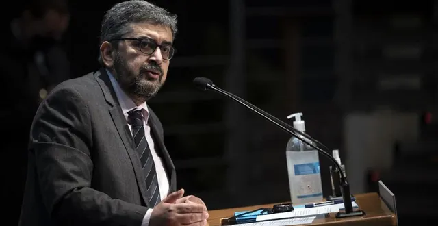 photo  le journaliste franco-algérien mohamed sifaoui lors d’une conférence sur l’islamisme radical à albi, le 27 octobre 2020.  &copy;  archives lionel bonaventure, afp 