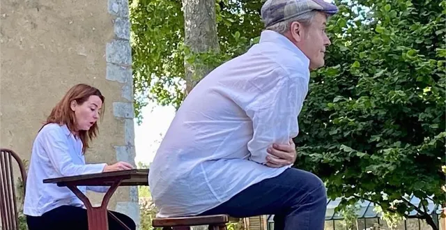 photo  les acteurs christelle reboul et jean-paul bordes s’étaient produits en juillet 2022.  &copy;  archives le maine libre 