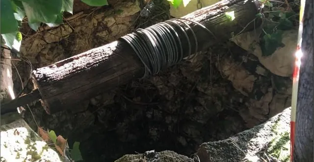 photo  le puits va être rebouché dans les prochains jours.  &copy;  le maine libre 