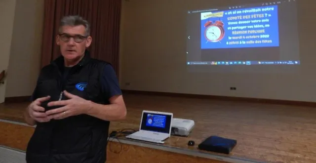 photo  arnaud henry conseiller municipal a animé la réunion.  &copy;  le maine libre 