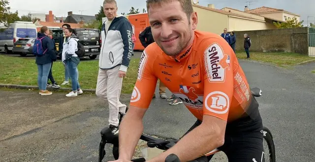 photo  cyclisme. tour de vendée. tony hurel, équipe st michel-auber 93  &copy;  jérôme fouquet/ouest-france 