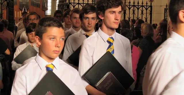 photo  depuis sa création, l’académie musicale de liesse, désormais installée à précigné, est réservée aux garçons.  &copy;  ouest-france 