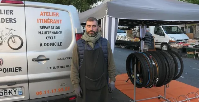 photo  damien poirier a eu l’idée de cette activité en auvergne.  &copy;  le maine libre 