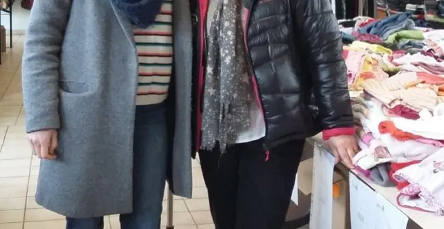 photo  estelle mille et fabienne levecque de leucémie espoir 72.  &copy;  le maine libre 