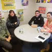 photo  vincent le parc, conseiller numérique ; jennifer le clos, coordinatrice à l’espace socioculturel du candéen ; thibauld chédanne, référent jeunesse à l’esc ; et hélène poirier, de la caf, ont présenté l’action numérique en direction des jeunes et des familles 