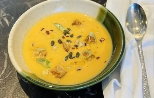 photo  le velouté de butternut.  &copy;  archives le courrier de l’ouest 