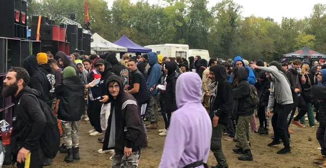 photo  la rave party de boischampré a réuni 700 personnes.  &copy;  ouest-france 