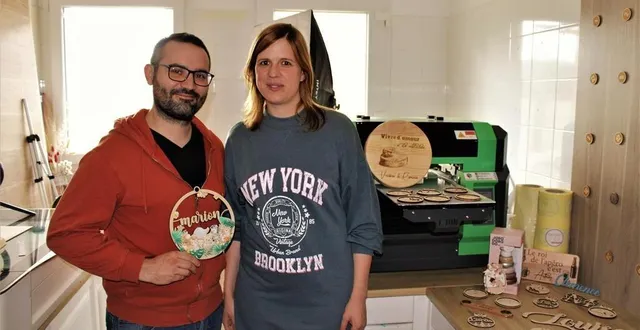 photo  grave-moi une histoire : alexandrine et emmanuel fouchard sont issus d’une reconversion étonnante.  &copy;  ouest-france 