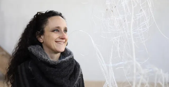 photo  l’artiste plasticienne marjolaine salvador-morel, dont l’exposition sera inaugurée dimanche 23 octobre.  &copy;  thomas morel 