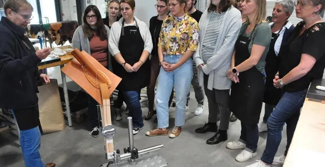 photo  la troisième promotion a démarré sa formation le 5 septembre. fin novembre, le groupe doit passer en production.  &copy;  le maine libre 