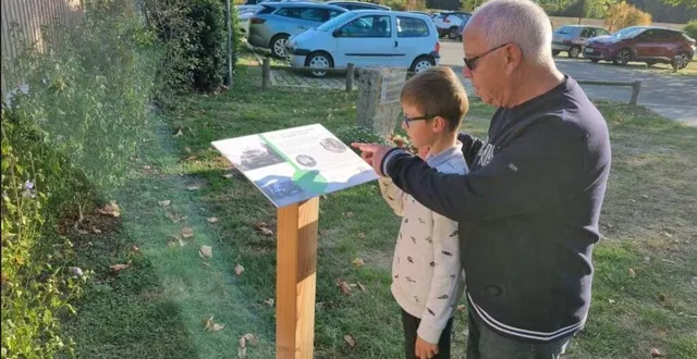 photo  le parcours du patrimoine intitulé « nature et patrimoine au fil de l’eau » a été récemment inauguré dans la commune de neuville : 8,5 km balisés en jaune, à parcourir en 2 h 30.  &copy;  ouest-france 