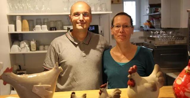 photo  wilfried et émilie baucher ont décidé de fermer leur établissement. dernier service : ce vendredi 28 octobre 2022.  &copy;  ouest-france 