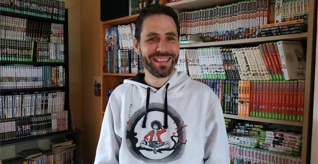 photo  fabien bulcourt, le patron de la nouvelle boutique à angers.  &copy;  manga kissa 