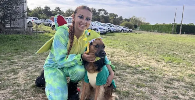 photo  mahelie et toscane, son berger créole arrivée de guadeloupe  &copy;  . ouest-france 