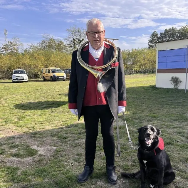 photo dominique et praline, croisée berger âgée de 4 ans.  ©  ouest-france