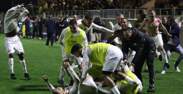 photo  alençon s'est qualifié pour le 8e tour de la coupe de france après un dernier tir au but réussi par hakim el hamdaoui.  &copy;  nathalie douley 