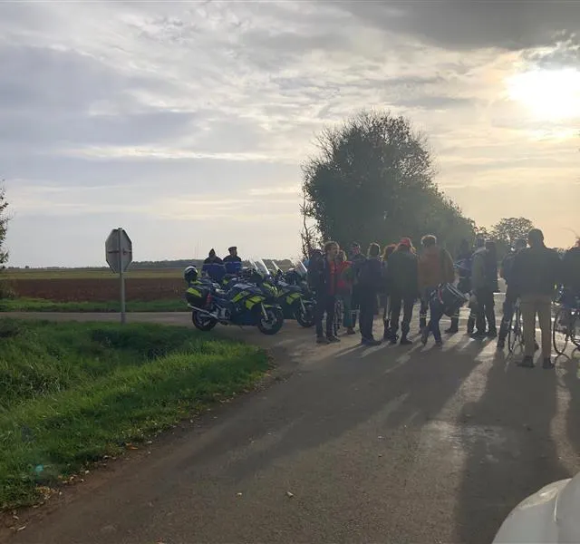 photo les premiers manifestants sont arrivés aux premières heures de l’aube.  ©  co – marie delage
