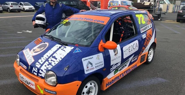 photo  romain habert débute en sport auto aux inter ecuries.  &copy;  le maine libre 