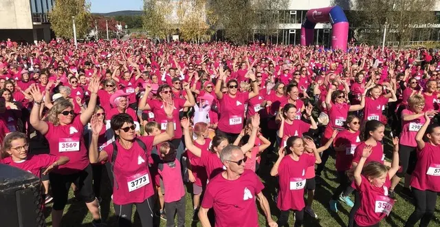 photo  comme chaque année, les elles de l’orne, la marche organisée par le département, reste le fer de lance de la mobilisation d’octobre rose dans l’orne.  &copy;  archives ouest-france 