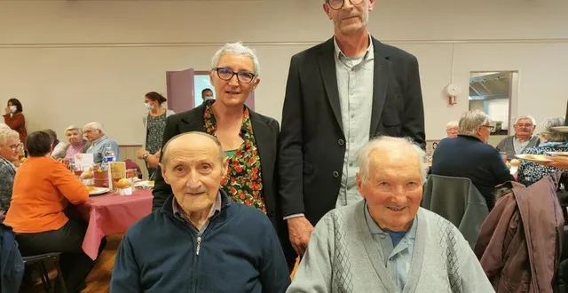 photo  christine tartier et eric leroux veillant sur, de gauche à droite, eugène brodin et albert boulé.  &copy;  ouest-france 