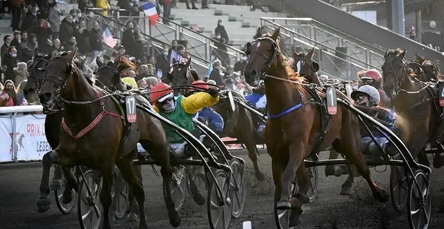 photo  vainqueur de la 101e édition du prix d’amérique en janvier 2022, davidson du pont, ici drivé par nicolas bazire, n’est pas en mesure de défendre ses chances pour le meeting d’hiver à vincennes.  &copy;  marc ollivier/ouest-france 