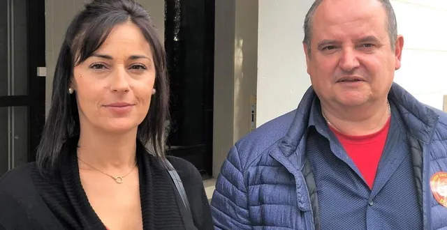 photo  marie trost et bruno rousselot, délégués syndicaux cgt chez hitachi automotiv system.  &copy;  ouest-france 