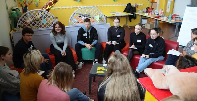 photo  dix jeunes ont été formés au baby-sitting.  &copy;  ouest-france 