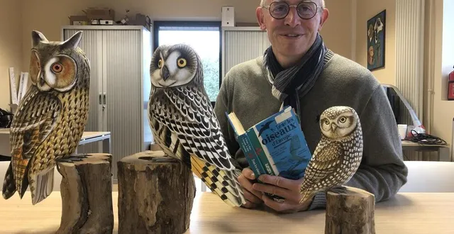 photo  michel valla est passionné d’oiseaux et de rapaces. ses observations lui ont valu de belles surprises.  &copy;  le maine libre 