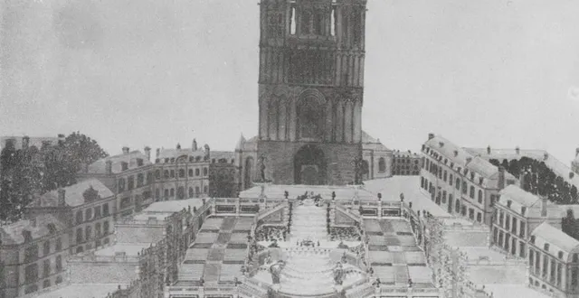 photo  projet de georges yvon pour la montée saint-maurice, photographie, 1912.  &copy;  archives patrimoniales angers, 5 fi 4 285 