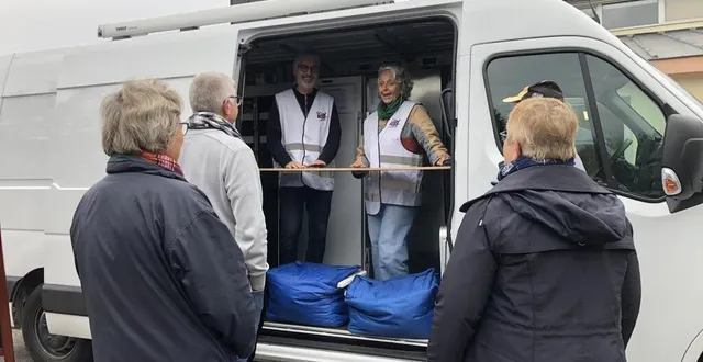 photo  depuis le 15 septembre 2022, chaque jeudi, de 9 h à 13 h 30, le centre itinérant des restos du cœur fait un arrêt à la salle polyvalente de parcé-sur-sarthe.  &copy;  ouest-france 