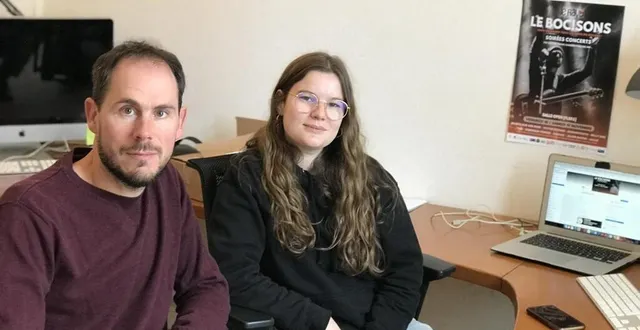 photo  maïwenn durand, chargée de la communication de l’association et mathias helbert coordinateur de l’association, sont les deux salariés du rave.  &copy;  ouest-france 