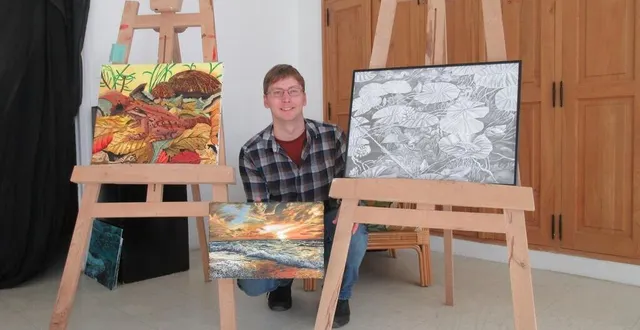 photo  plusieurs inspirations et plusieurs techniques pour damien gréaume.  &copy;  ouest-france 