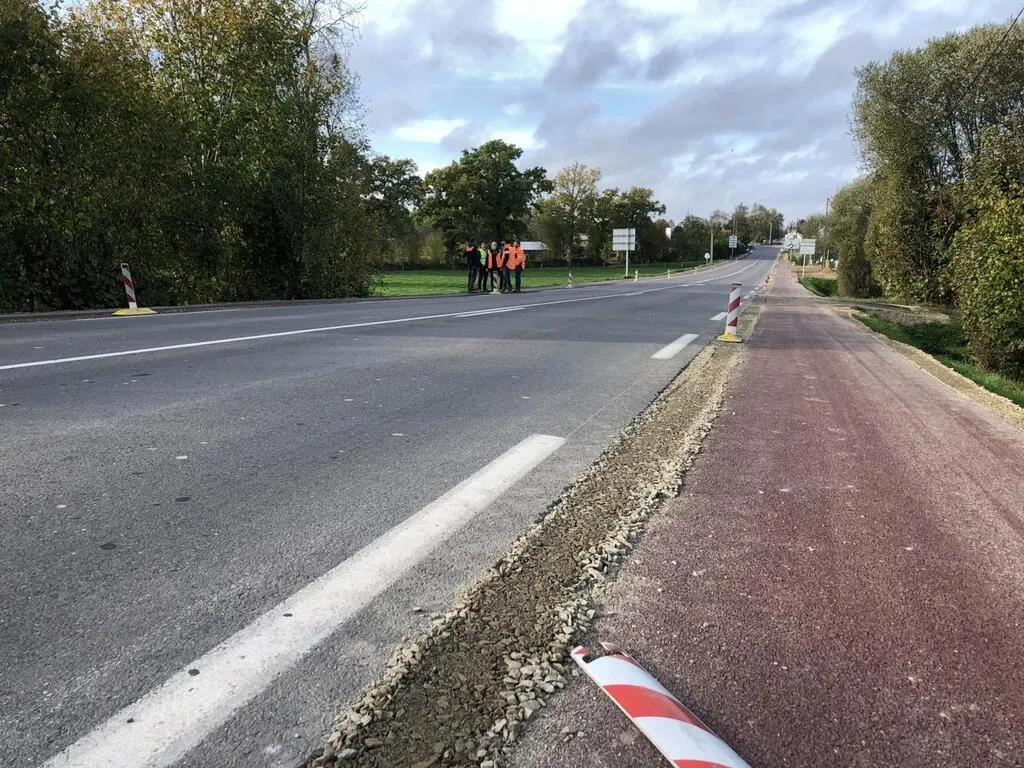 SaintAndrédeMessei. Plus qu’une grosse semaine de travaux pour la piste cyclable Alençon