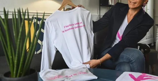 photo  nadia a créé sa propre marque vestimentaire ify en 2018, qu’elle a déclinée sous la forme de tee-shirts à mantras depuis le début de son traitement contre le cancer.  &copy;  le maine libre – denis lambert 