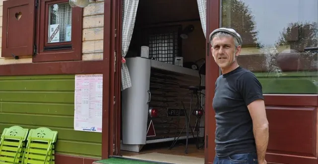 photo  jean-michel loison, gérant du camping, à avoise.  &copy;  archives le maine libre 