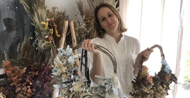 photo  amélie odillard, fleuriste évènementiel « a l’aube d’une fleur », réside à tuffé – val-de-la-chéronne.  &copy;  le maine libre 