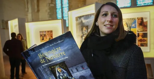 photo  le mans, vendredi 18 novembre 2022. lors de cette grande journée consacrée à la reine bérengère, la bande dessinée sera présentée en présence de ses auteurs.  &copy;  le maine libre – denis lambert 