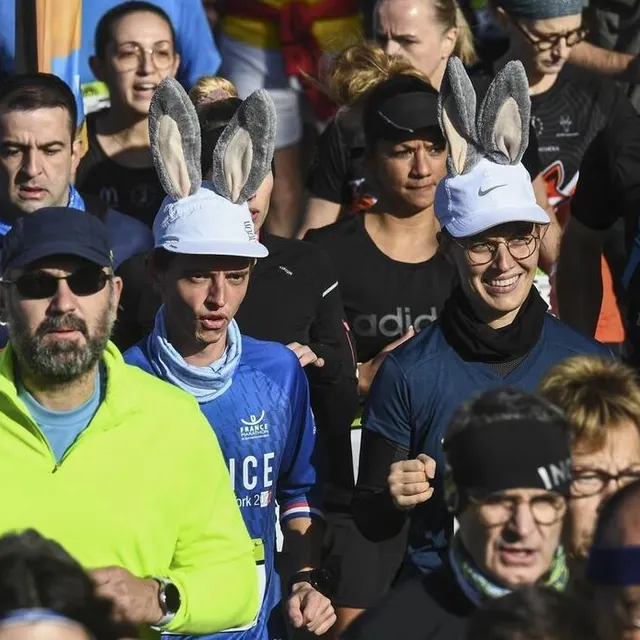 photo des lapins s’étaient glissés dans le peloton.  ©  denis lambert