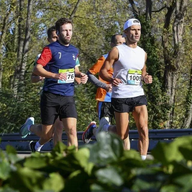 photo la course s’est déroulée sous le frais soleil de novembre.  ©  yvon loue