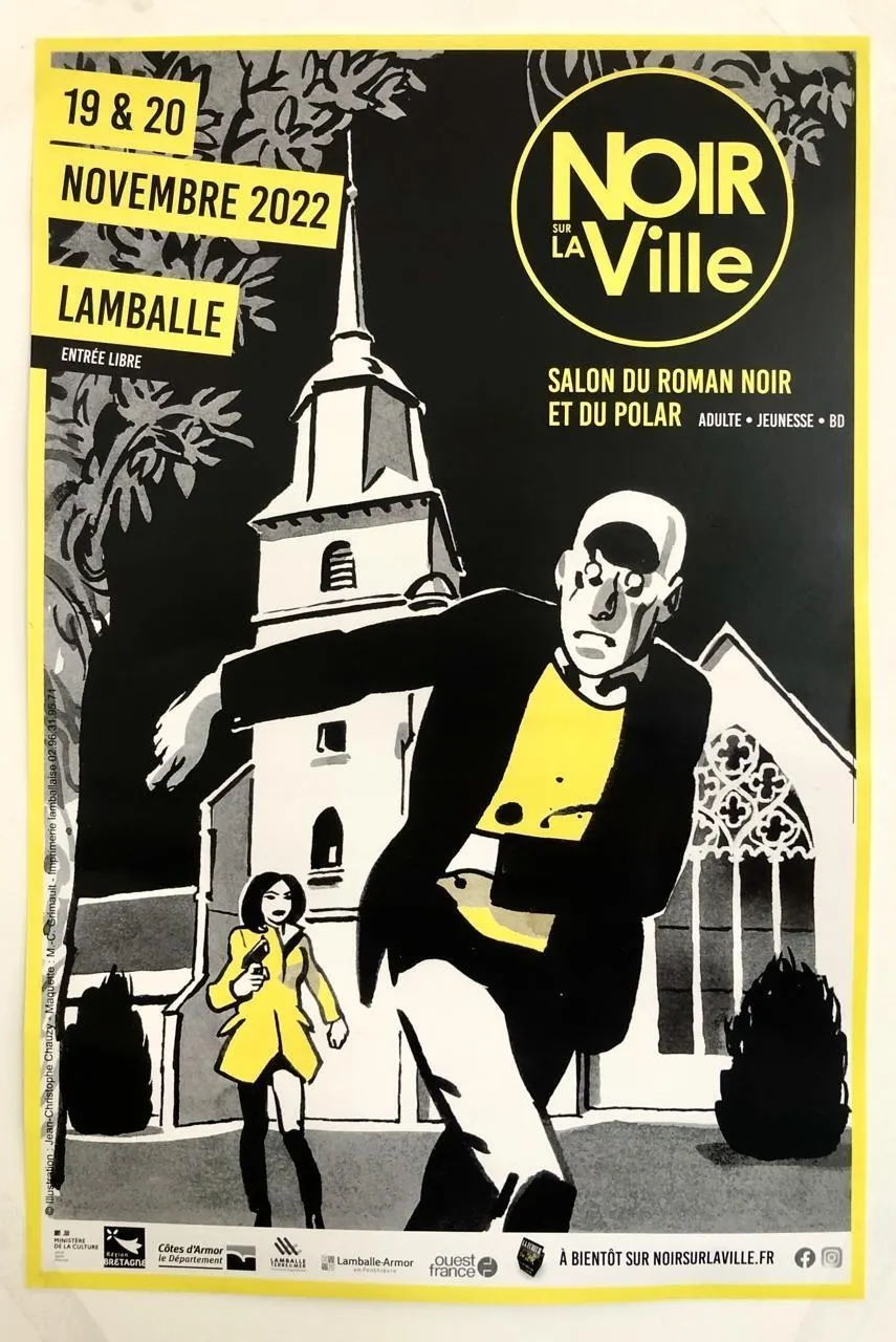 Festival noir sur la ville lamballe une affiche doit susciter la