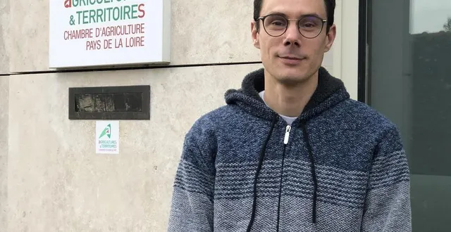 photo  thomas voisin anime les deux territoires pilote sarthois pour la transmission agricole pour la chambre d’agriculture.  &copy;  le maine libre 