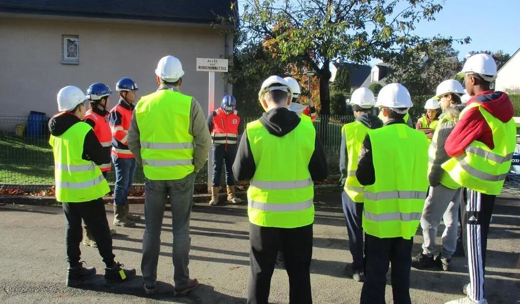 À SaintGrégoire, des élèves en immersion dans les travaux publics