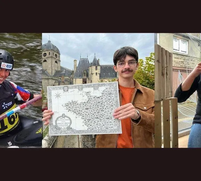photo tara ince, pablo raison et lisa prunier sont nommés dans la catégorie jeune de l’année, pour le trophée on se bouge dans l’orne.  ©  ouest-france