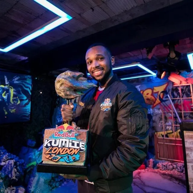 photo mistah crimson, joueur de street fighter, invité du salon du jeu vidéo de la flèche.  ©  red bull kumite